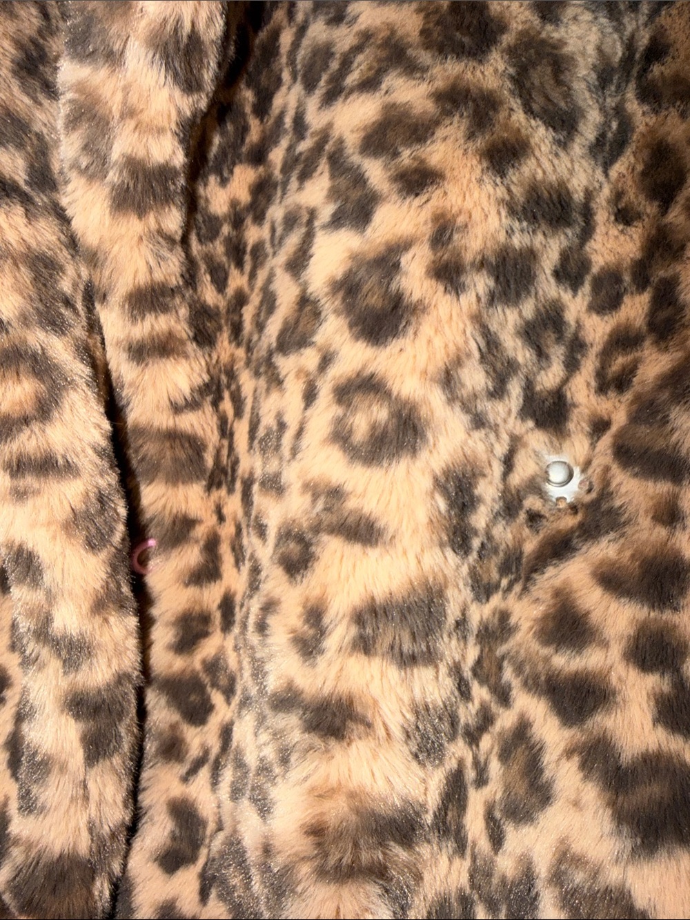 NWT! Faux Fur animal print Crop Jacket by Victoria secret size XS ! New - Picture 9 of 12